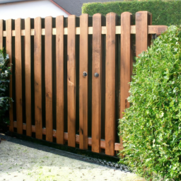 Portillon en Bois Rustique pour un Accueil Chaleureux Creil